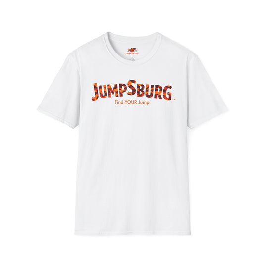Jumpsburg “Find YOUR Jump” Camo Tee – White